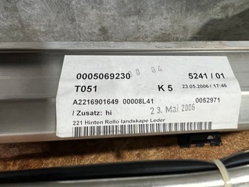 фото thumb №5, Задня полиця, ролета mercedes s клас w221