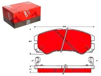 фото thumb №1, Гальмівні колодки гальмівні opel перед frontera trw