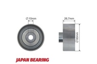 фото thumb №1, Ролик натягувача ремінь багаторучейковий ford tourneo connect, transit connect