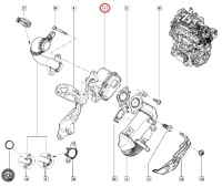 Клапан egr renault megane iii trafic 1.6 dci оригінал оригінальний номер 147100789r Недорого, фото thumb