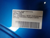 Mini cooper 2 r56 06- крыло  правый  перед передний Цена, фото thumb