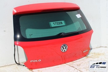 фото thumb №7, Vw polo зад lp3g бампер + крышка багажника 6r задний 6r0 цвет lp3g - czerwi