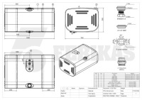 фото thumb №8, Новий aluminiowy бак пального scania 300l 1424271, 1902142