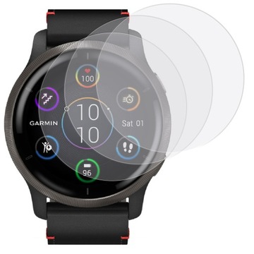 3 ЗАЩИТНЫХ ГИДРОГЕЛЕВЫХ ФОЛЬГИ ДЛЯ GARMIN VENU 2 + УСТАНОВОЧНЫЙ КОМПЛЕКТ