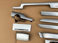 фото thumb №7, Планки, декоры дверь i консоли audi a4 b7 s-line шлифованный алюминий