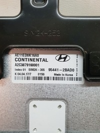 фото thumb №7, Hyundai ioniq бортовий комп'ютер блок керування 391a1-03hk0 95441-2bad0