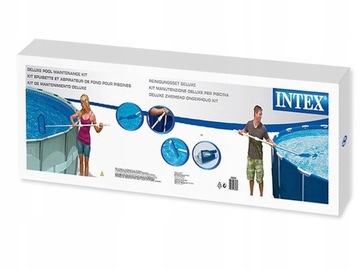 Набор для чистки бассейна - водяной пылесос, сетка, щетка, палочка INTEX.