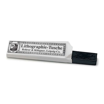 Литографская краска в меле, литографский мел, тушь в бруске R&K 16 г.