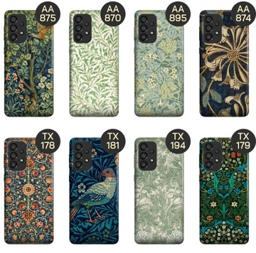 ETUI DO SAMSUNG GALAXY A33 5G WZORY WILLIAM MORRIS ARTS AND CRAFTS TAPETY
