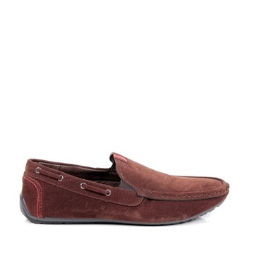MĘSKIE MOKASYNY BRĄZOWE ZAMSZOWE BUTY WSUWANE CASUAL MUST HAVE SEZONU HOT