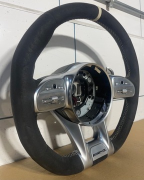 фото thumb №5, Mercedes w222 w205 w257 w213 w177 кермо amg алькантара пелюстки 63 amg