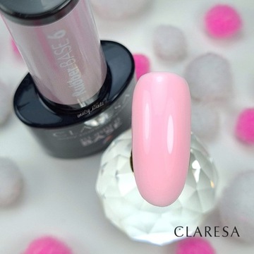 Гибридная база для ногтей Claresa Rubber 6 UV/LED