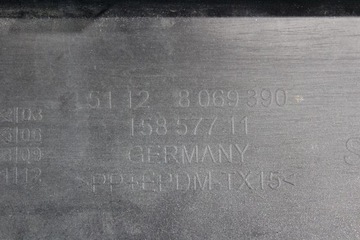 фото thumb №7, Диффузор бампер зад bmw 3 g20 g21 м-пакет полный