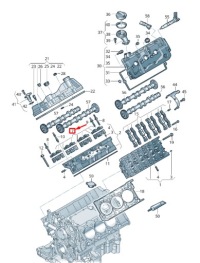 фото thumb №1, Audi q8 4mn двигатель цилиндры 1-3 подшипник cover 059103960p