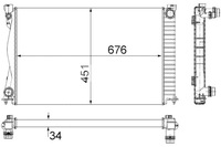 фото thumb №9, Радиатор двигателя wody audi a6 allroad c6 a6 c6 2.7d 3.0d 05.04-08.11