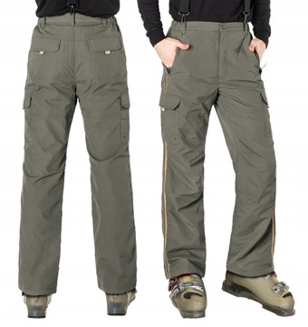 Spodnie Narciarskie na Narty Snowboard 1132-02 3XL