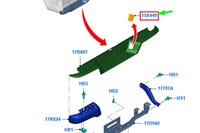 фото thumb №8, Ford edge mk2 перемикач керма лівий 2509773 dg9t-9e740-gf3ja6 новий