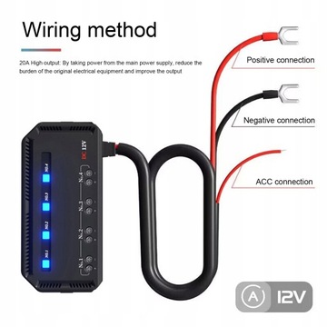 фото thumb №9, Ogólne водонепроникний коробка блок запобіжника 12v do motocy з led індикатор