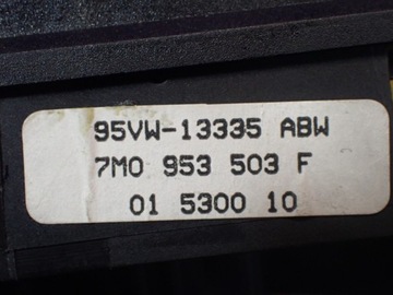 фото thumb №7, Vw sharan i 95-00 переключатель комбинированный света 7m0953503f