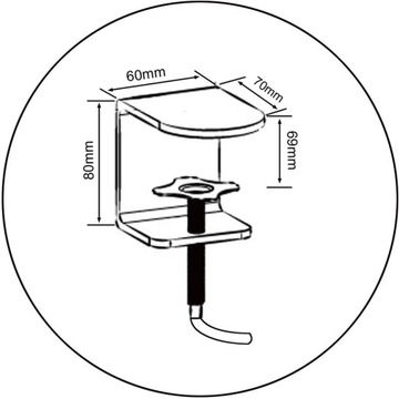 Duronic DM35Pole 80см Стержень для ручек Duronic с