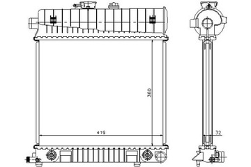 фото thumb №2, Радіаторів води mercedes c break 180 t 202.078 s