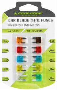 фото thumb №1, Предохранители płytkowe mini blister 10 sztuk