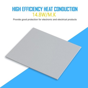 Silikonowa podkładka termiczna Smarownica 14,8 W/ do chłodnic procesora LED 85x45x1,0mm
