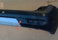 фото thumb №1, Ford transit courier ii tourneo 2023- заглушка фаркоп бампер задняя r2x617a922a