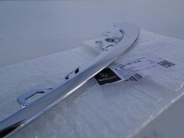 фото thumb №9, Mercedes s клас w222 222 рестайлінг планка w бампер спойлер праві хром amg