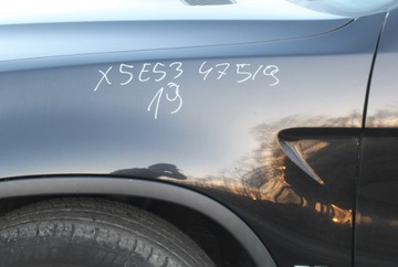 фото thumb №7, Крило лівий перед bmw x5 e53 рестайлінг 475 чорний