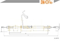 фото thumb №2, Трос тормоза ручного ford transit 3.2 tdci [rwd]