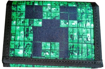 Детский кошелек с темой Minecraft Creeper