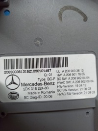 Mercedes w206 модуль комфорту a2069003613 Недорого, фото thumb