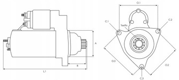 фото thumb №2, Стартер комацу новый голландия as-pl s0301