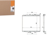 Купити Nrf радіатор води citroen c8 2.0 hdi ea_. eb_, фото thumb