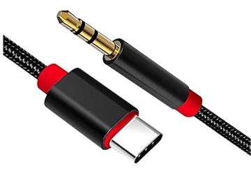 Kabel USB-C 3.1 do Jack 3,5mm Aux Audio 1M