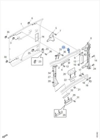 фото thumb №4, Кронштейн кронштейн scania ngs r s p g 2517699 b-b
