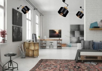 ПОДВЕСНОЙ ПОТОЛОЧНЫЙ СВЕТИЛЬНИК LOFT 3 GOLD - светодиодный вариант