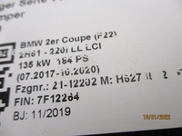 фото thumb №11, Бампер bmw 2 f22 coupe 4x pdc led lift