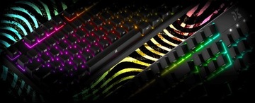 МЕХАНИЧЕСКАЯ КЛАВИАТУРА DREAMKEY С КОРИЧНЕВОЙ RGB СВЕТОДИОДНОЙ СВЕТОДИОДНОЙ КЛАВИАТУРОЙ