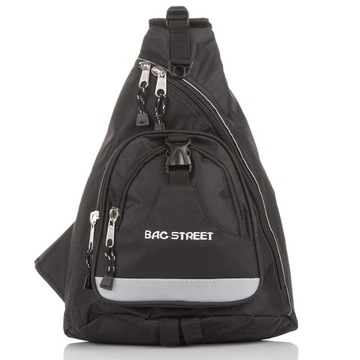 Школьный рюкзак на одно плечо Black Bag Street