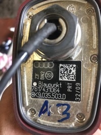 фото thumb №6, Audi a4 b8 lz3f антена дахова rekin 8k9035503d