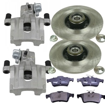 фото thumb №1, Зажимы тормозные зад + диски тормозные колодки renault espace iv laguna ii vel satis