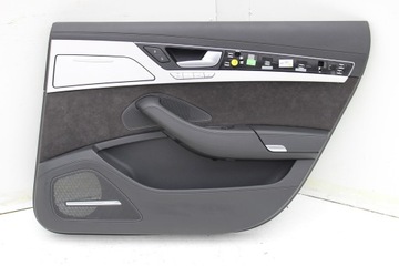 фото thumb №10, Audi a8 довгий боковина двері обшивки 4h d4 4h1867103 дверні оббивка чорні