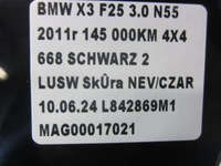 фото thumb №11, Bmw x3 f25 x4 f26 крыло левый переднее перед 668 чёрный schwarz 2 7267323