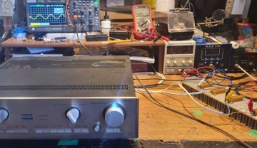 Усилитель LUXMAN L-410 после обслуживания