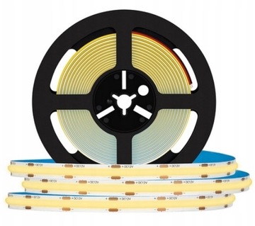 Taśma LED COB 5M 12V NEON BEZPUNKTOWA NEUTRALNA