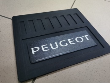 Брызговик, фартук, резиновый чехол, 225x205 PEUGEOT