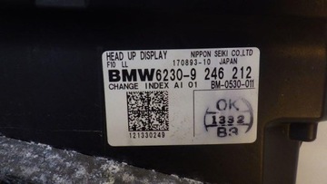 фото thumb №10, Дисплей head up bmw 5 f10 f11 f18 9246212