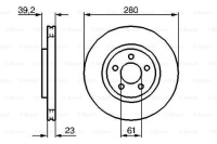 фото thumb №3, Гальмівні диски гальмівні колодки перед bosch chrysler pt cruiser 2.4